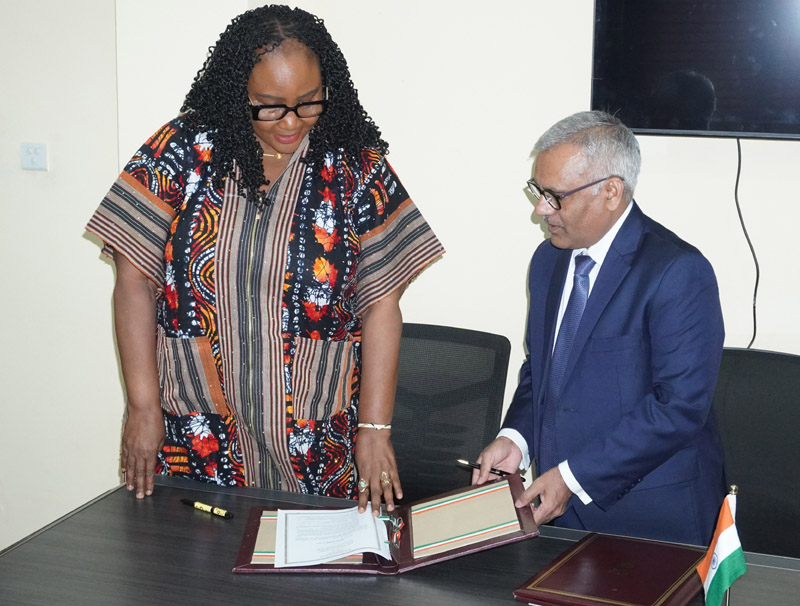 Signing of MoU between India and Liberia on Indian Pharmacopoeia - 11 December 2025.